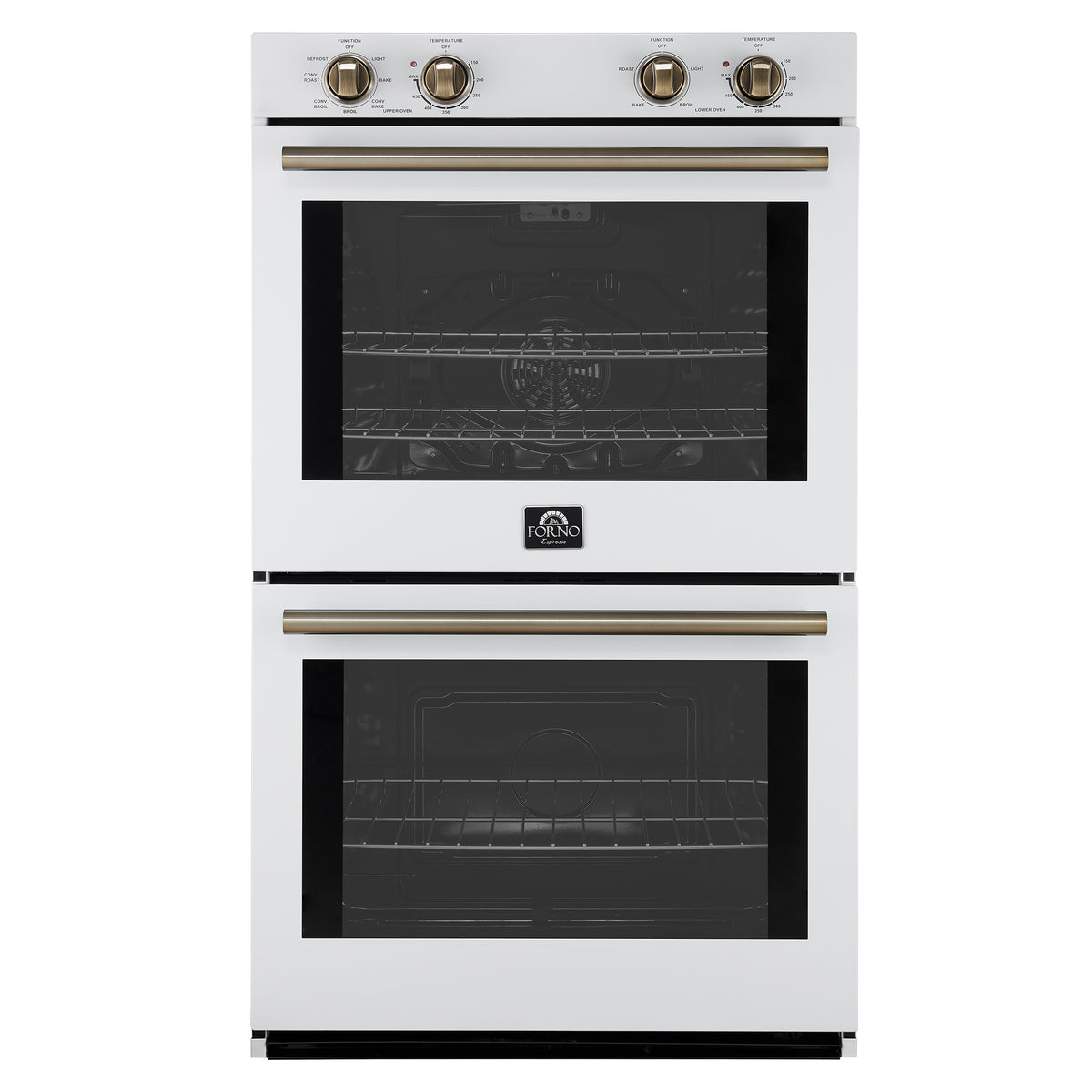Forno Vomero 30" Double Wall Oven Electric Convection Oven in White 5 cu. ft.