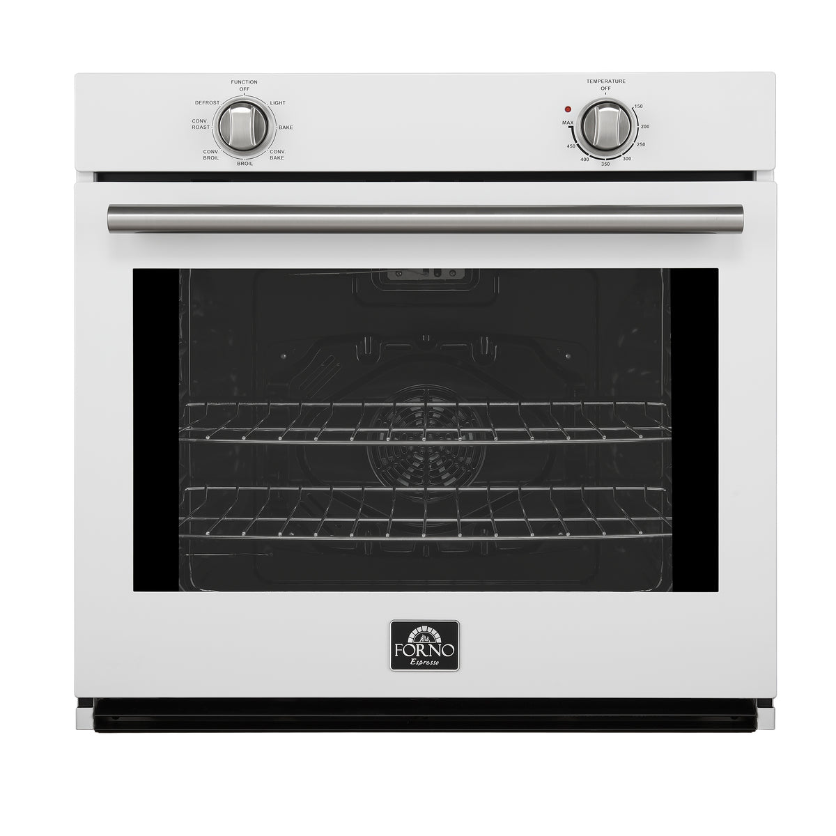 Forno Vomero Wall Oven in White, 5 cu.ft. 3550 Watts Convection Oven with Mechanical Control