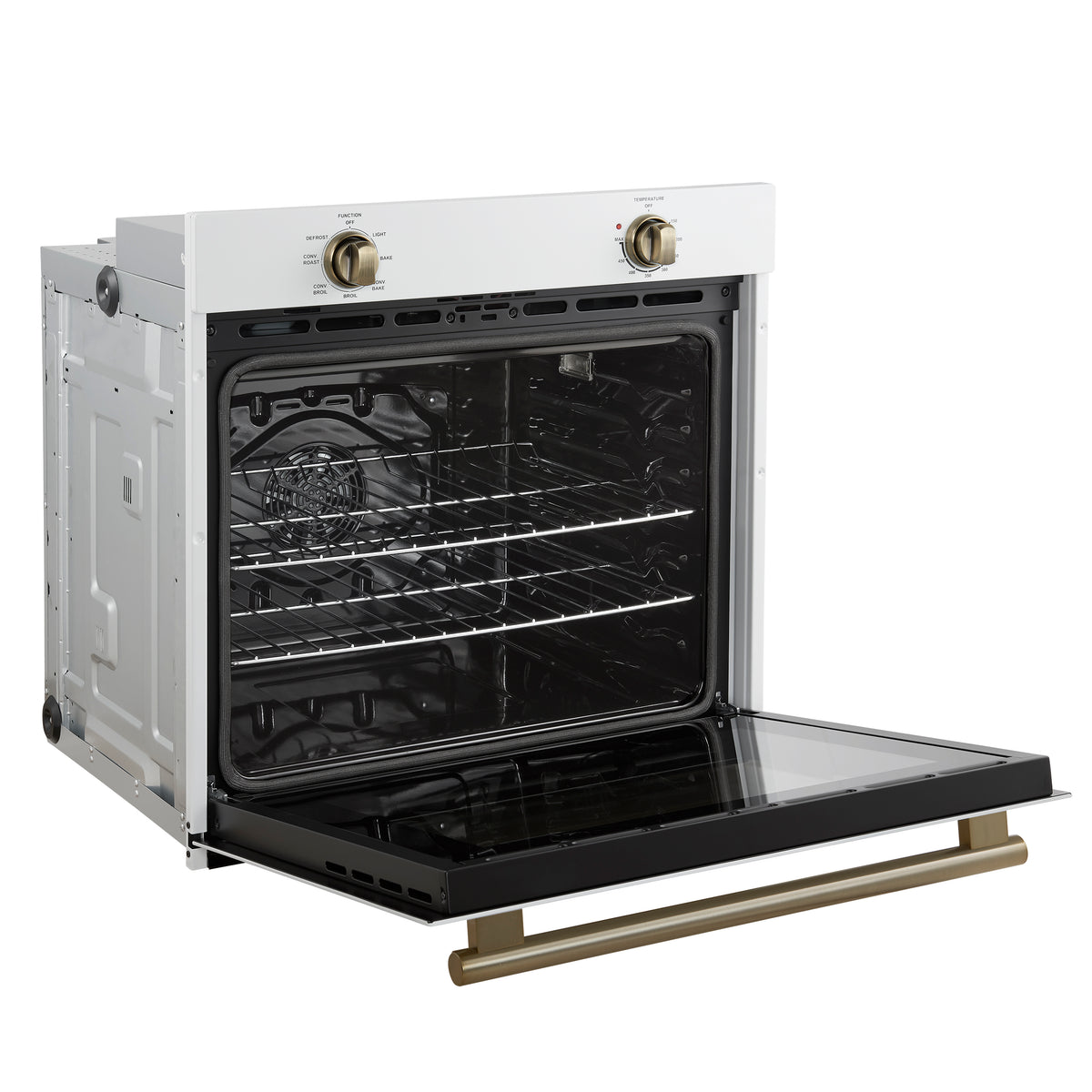 Forno Vomero Wall Oven in White, 5 cu.ft. 3550 Watts Convection Oven with Mechanical Control
