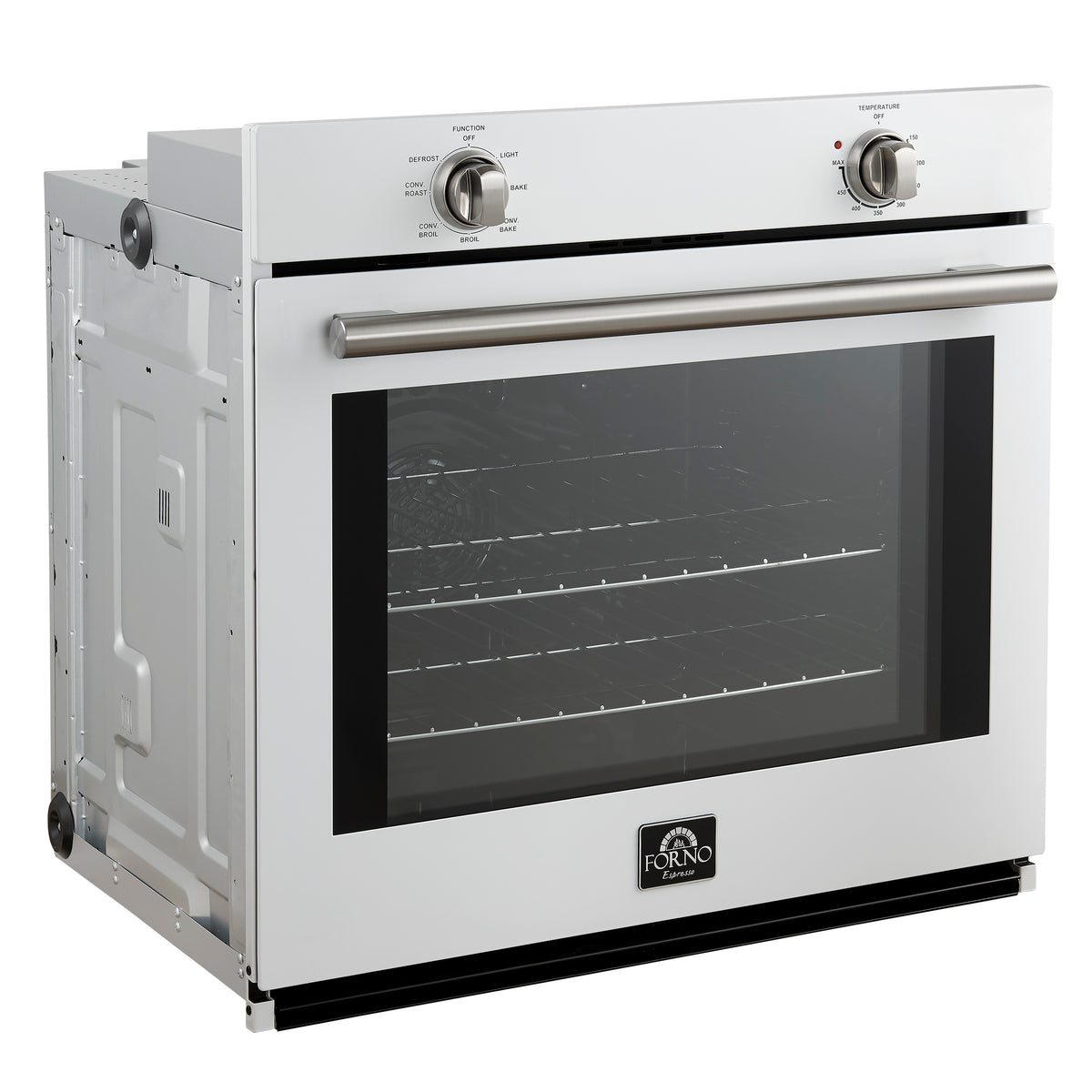 Forno Vomero Wall Oven in White, 5 cu.ft. 3550 Watts Convection Oven with Mechanical Control