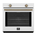 Forno Vomero Wall Oven in White, 5 cu.ft. 3550 Watts Convection Oven with Mechanical Control