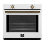 Forno Vomero Wall Oven in White, 5 cu.ft. 3550 Watts Convection Oven with Mechanical Control