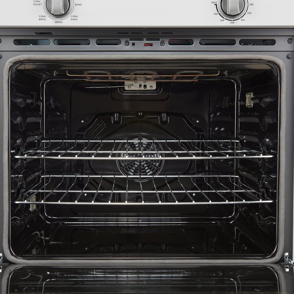 Forno Vomero Wall Oven in White, 5 cu.ft. 3550 Watts Convection Oven with Mechanical Control