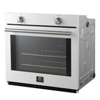 Forno Vomero Wall Oven in White, 5 cu.ft. 3550 Watts Convection Oven with Mechanical Control