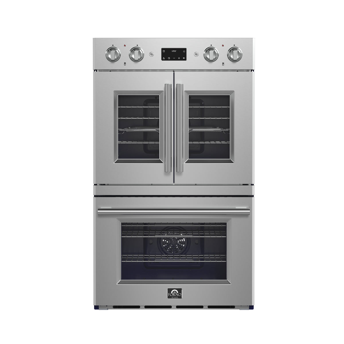 Forno Gallico 30" French Door Electric 7.36 cu.ft. Double Wall Oven with Convection, Air Fry & Sous Vide